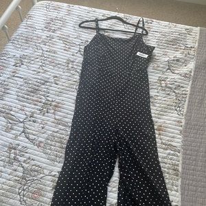 polka dot jumpsuit